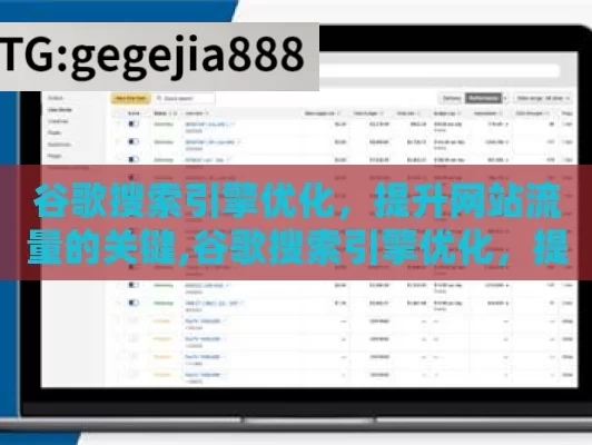 谷歌搜索引擎优化，提升网站流量的关键,谷歌搜索引擎优化，提升网站流量的秘诀