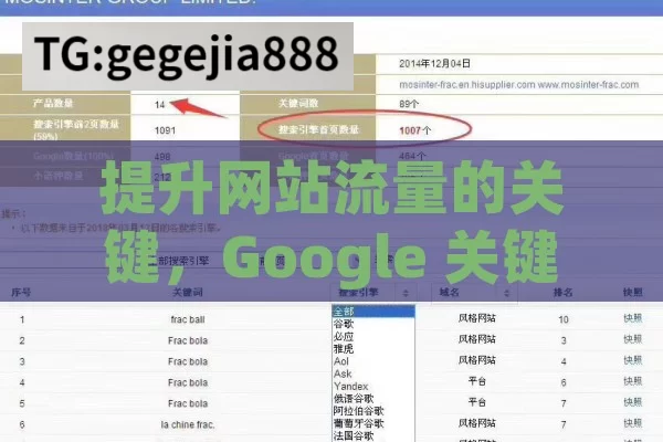 提升网站流量的关键，Google 关键词优化,Google关键词优化，提升在线影响力的艺术